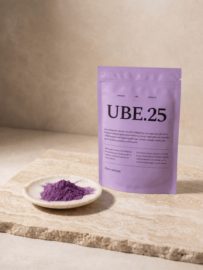 Sachet UBE.25 de poudre d’ube, 100 grammes