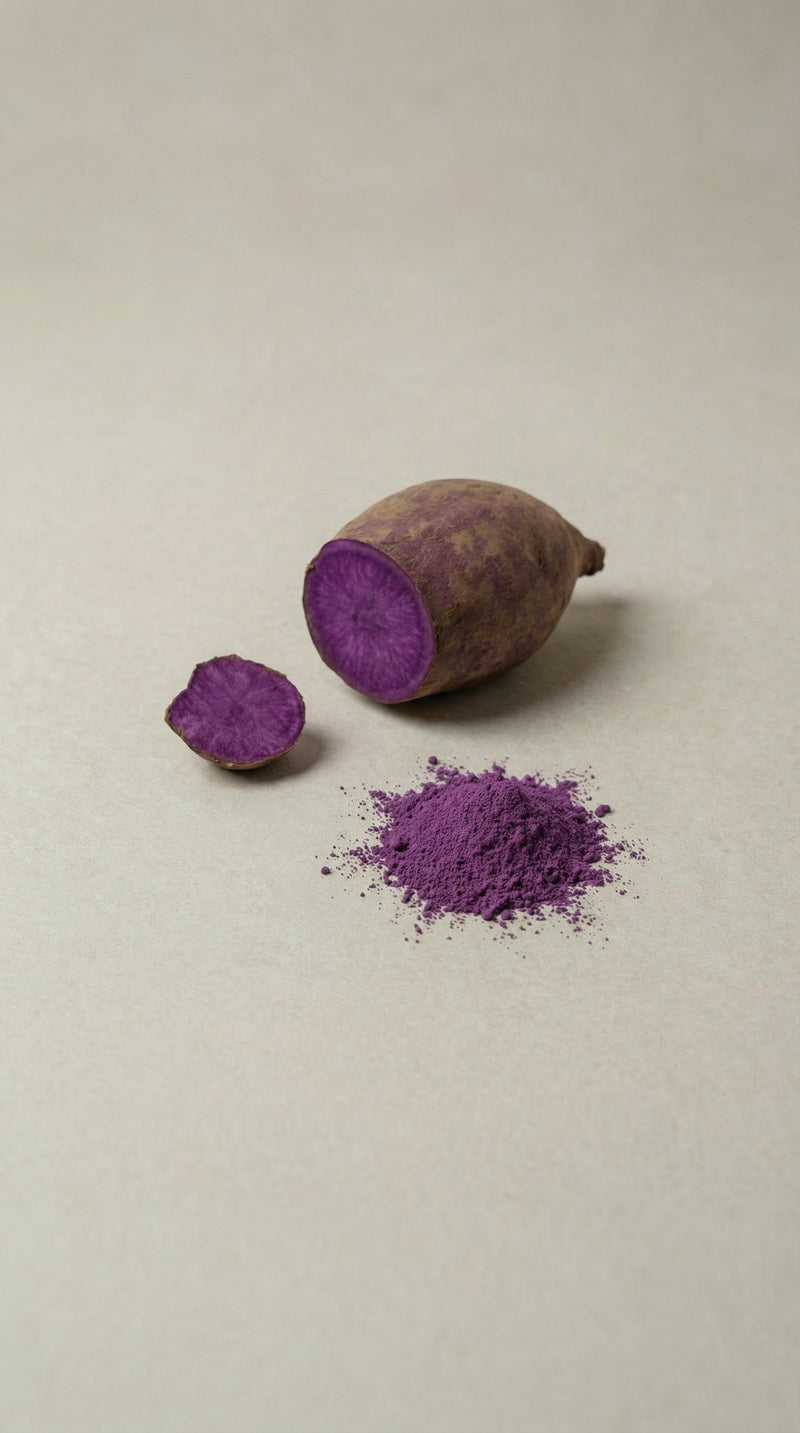 Igname violette et poudre d’ube